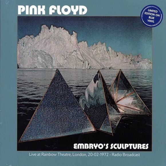Pink Floyd Embryo’s Sculptures Live 1972 Rainbow Theatre Blue Colored Vinyl LP - Picture 1 of 6